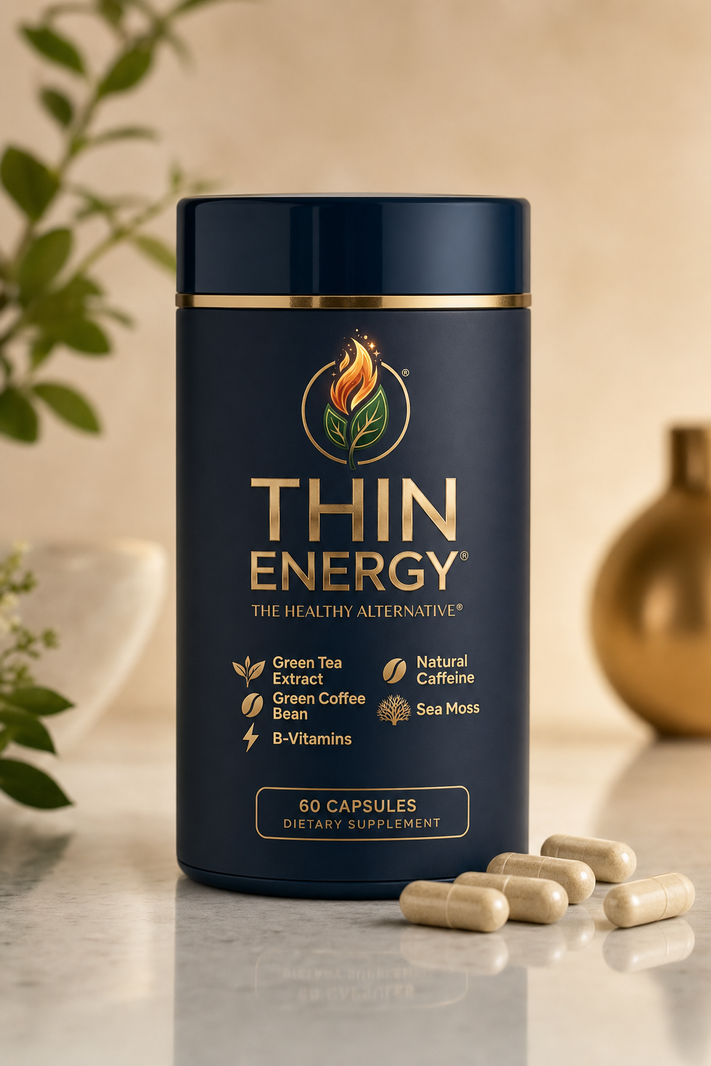 Thin Energy bottle — 60 capsules